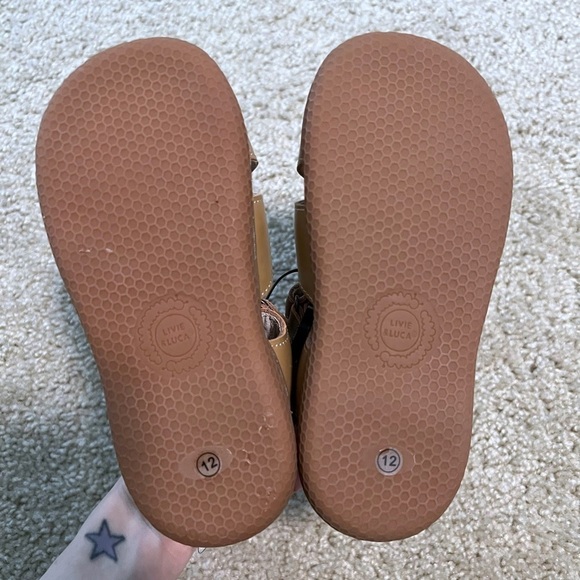 Livie and Luca tan Sailor sandals unisex little kid 12 new never worn - Picture 4 of 8